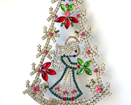 チェコ　クリスマスツリー　ビンテージ チェコガラス ビンテージ クリスマスツリー ヴィンテージ チェコ