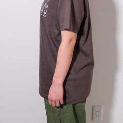 PLAY Logo(Surf) Short sleeve shirt (Charcoal)Tシャツ・半袖・茶色 3枚目の画像