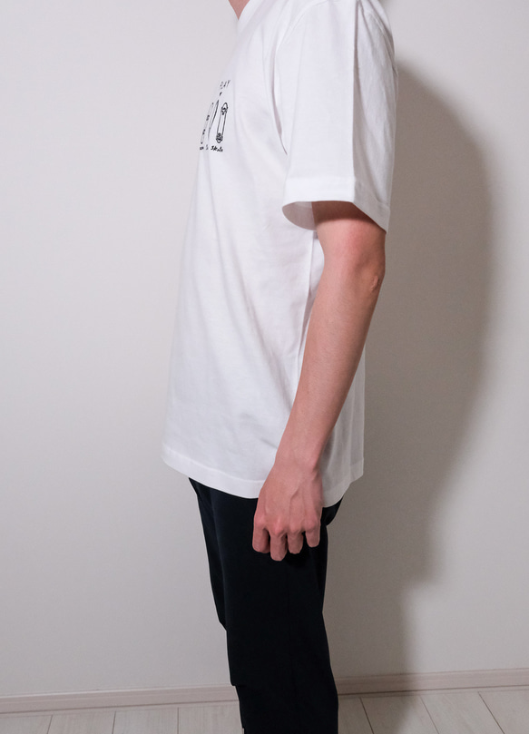 PLAY Logo(Surf) Short sleeve shirt (White)Tシャツ・半袖・ホワイト・白 2枚目の画像