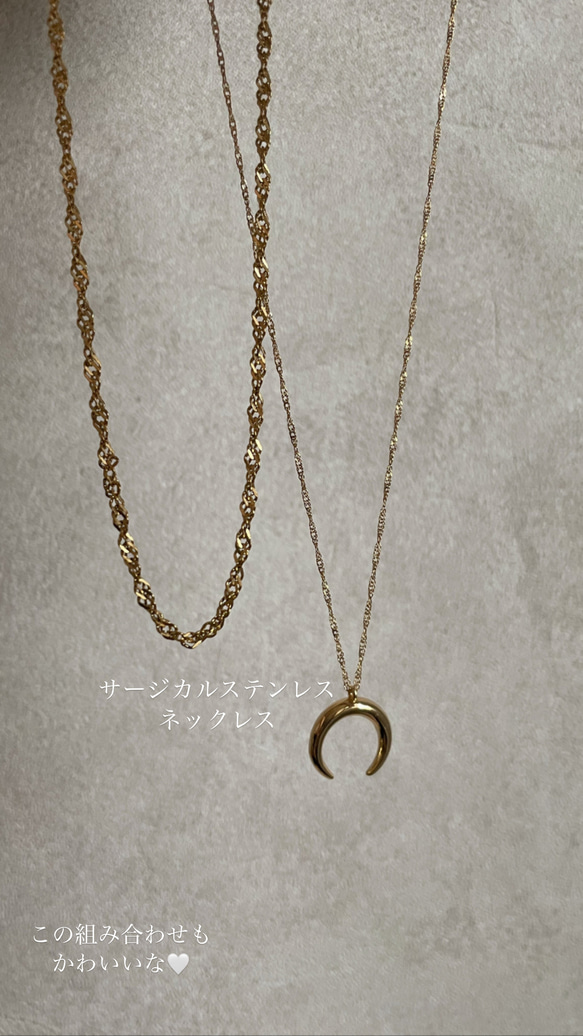 逆さムーンネックレス ネックレス・ペンダント N.homies. 通販