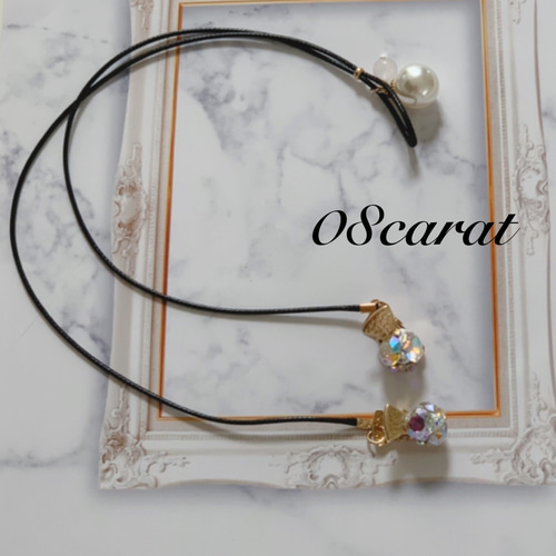 レースマスクカバー☆ SWAROVSKIチャーム✨ 