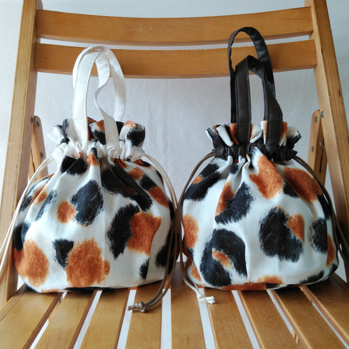 三毛猫さんのミニ巾着バック 巾着バッグ はなりん 通販 14164975