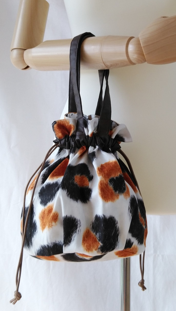 三毛猫さんのミニ巾着バック 巾着バッグ はなりん 通販 14164975