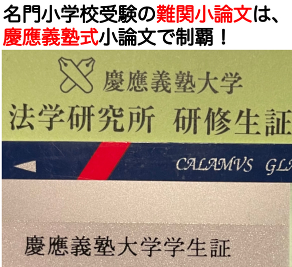 小学校受験　お受験　モンテッソーリ　願書　慶応幼稚舎　過去問早稲田実業初等部　慶応横浜初等部　東京農業大学稲花　筑波附 9枚目の画像