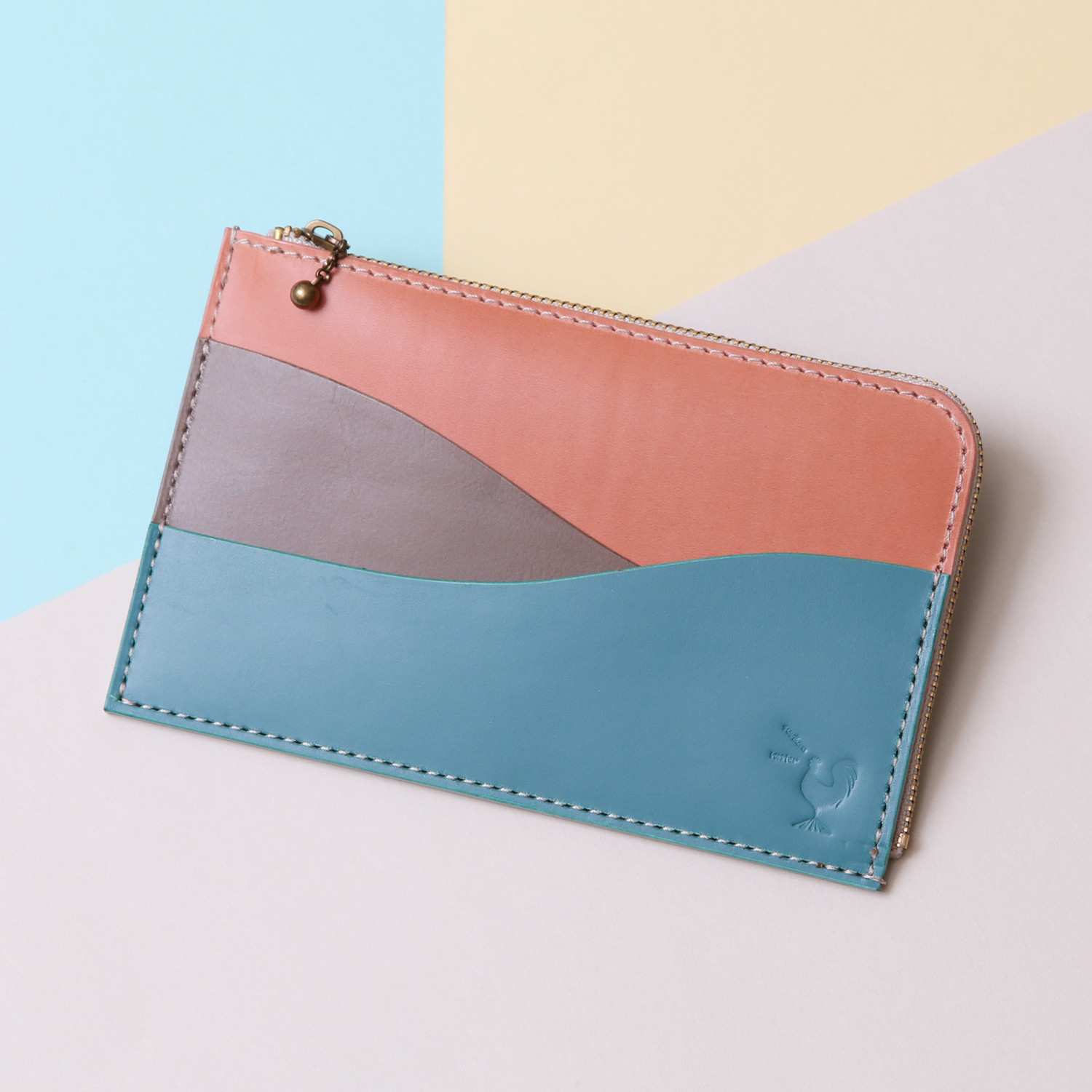 マルチレザーポーチ『 yunagi 』｜ 通帳やスマホ用ポーチにもおすすめ