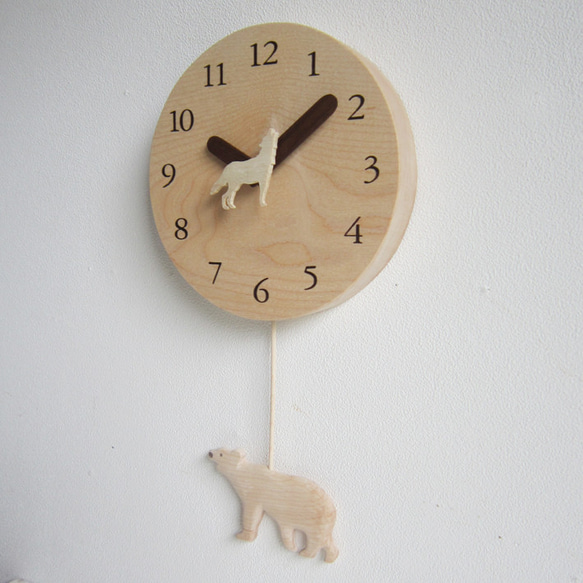 ノースランドサークル　振り子掛け時計 2枚目の画像