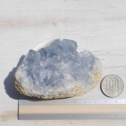 天然石 約261g約83mmセレスタイト(マダガスカル産)クラスター原石結晶ぎっしり天青石[ce-220623-01] 20枚目の画像