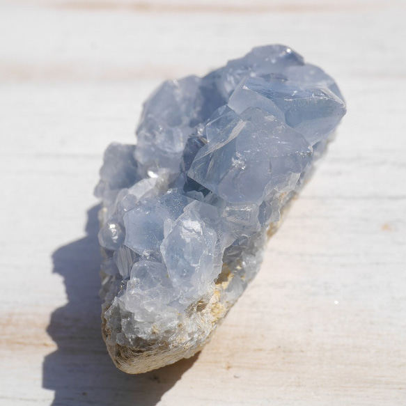 天然石 約261g約83mmセレスタイト(マダガスカル産)クラスター原石結晶ぎっしり天青石[ce-220623-01] 17枚目の画像