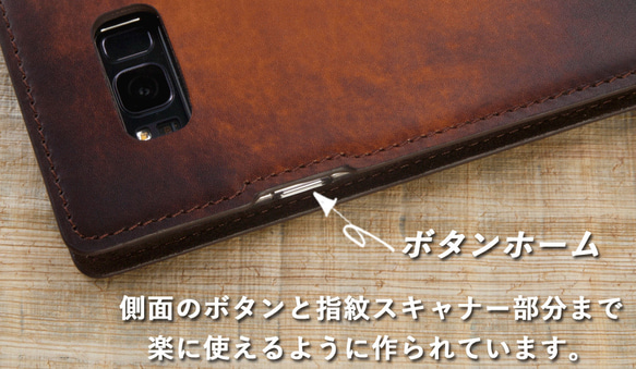 iphone 13 mini レザー ケース 手帳型 iphone15/14/12 5枚目の画像