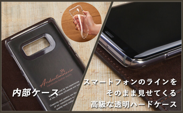 iphone 13 mini レザー ケース 手帳型 iphone15/14/12 9枚目の画像