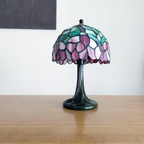 リーフランプ ステンドグラス ハンドメイド 【公式通販】