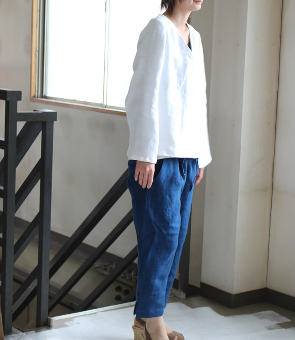 S/M Cropped pants＆ブラウスのセットです 4枚目の画像