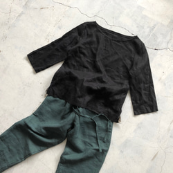 S/M Cropped pants＆ブラウスのセットです 2枚目の画像