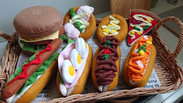 フェルト ままごと パン屋さん オーダー