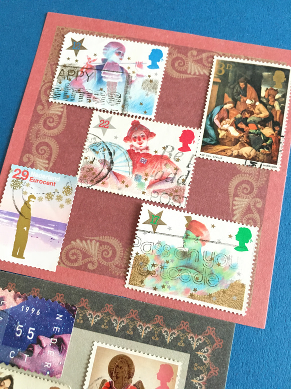 ＊。.海外のクリスマス切手.。＊10枚アソートA 使用済み切手 2枚目の画像