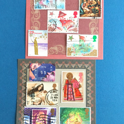 ＊。.海外のクリスマス切手.。＊10枚アソートA 使用済み切手 3枚目の画像