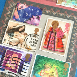 ＊。.海外のクリスマス切手.。＊10枚アソートA 使用済み切手 1枚目の画像