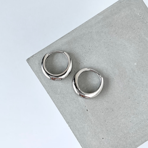 silver925 18kゴールドコーティング フープピアス つけっぱなし silver925 18kゴールドコーティング フープピアス つけっぱなし