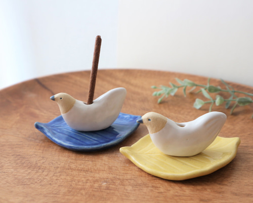 お香立て　一輪挿し　小鳥　作家 お香立て 一輪挿し 小鳥 作家 - メルカリ
