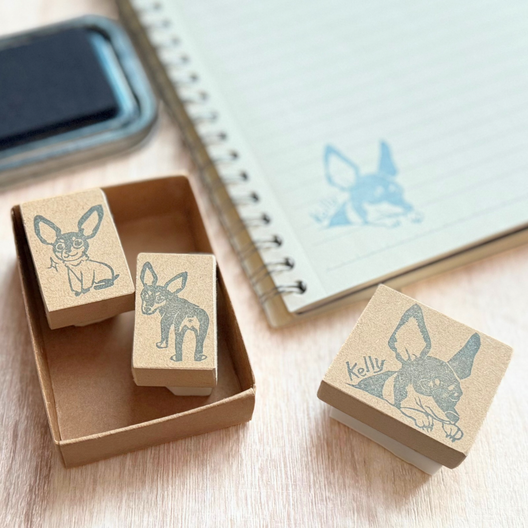 Creema限定新春福袋〈竹〉3個セット ウチの子似顔絵はんこ福袋 ペット 犬 猫 鳥 うさぎ トカゲ ヘビ スタンプ
