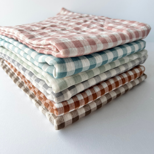 新品　イチ　前後2wayウールガーゼギンガムチェックプルオーバー　ゆったり　希少 新品イチ前後2wayウールガーゼギンガムチェックプルオーバーゆったり希少