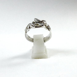 蛇（スネーク）デザイン・4連パズルリングはシルバー925製