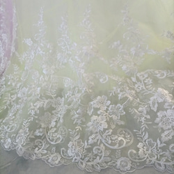 豪華！レインボー カラードレス ラッフルフリル 挙式 トレーン ベアトップ結婚式/披露宴 14枚目の画像