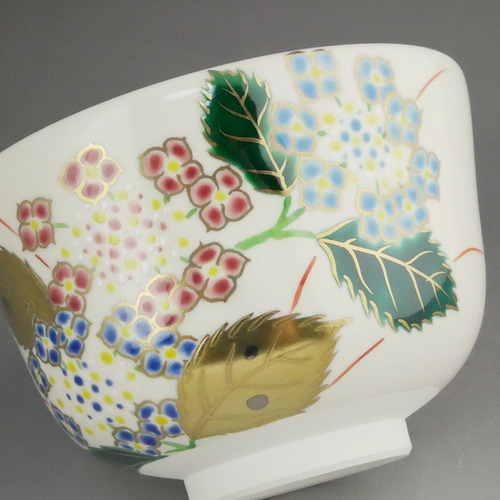 紫陽花抹茶茶碗 陶楽 茶碗・めし碗 松韻堂 通販 14168500
