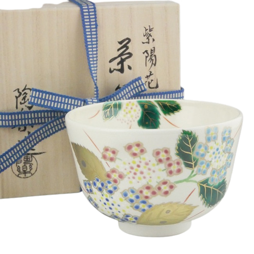 紫陽花抹茶茶碗 陶楽 茶碗・めし碗 松韻堂 通販 14168500