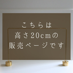 【門型 ロングver.】ピアススタンド おしゃれ かわいい ゴールド 真鍮 ネックレス アクセサリー kmetal 1本 6枚目の画像