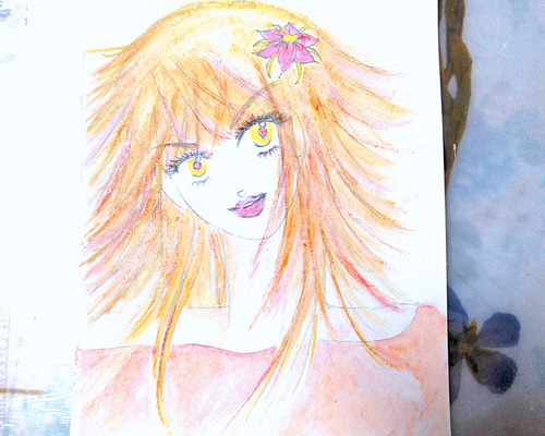 ❤超美人☆手書き美人イラスト(220602)☆配送無料 ○値引不可