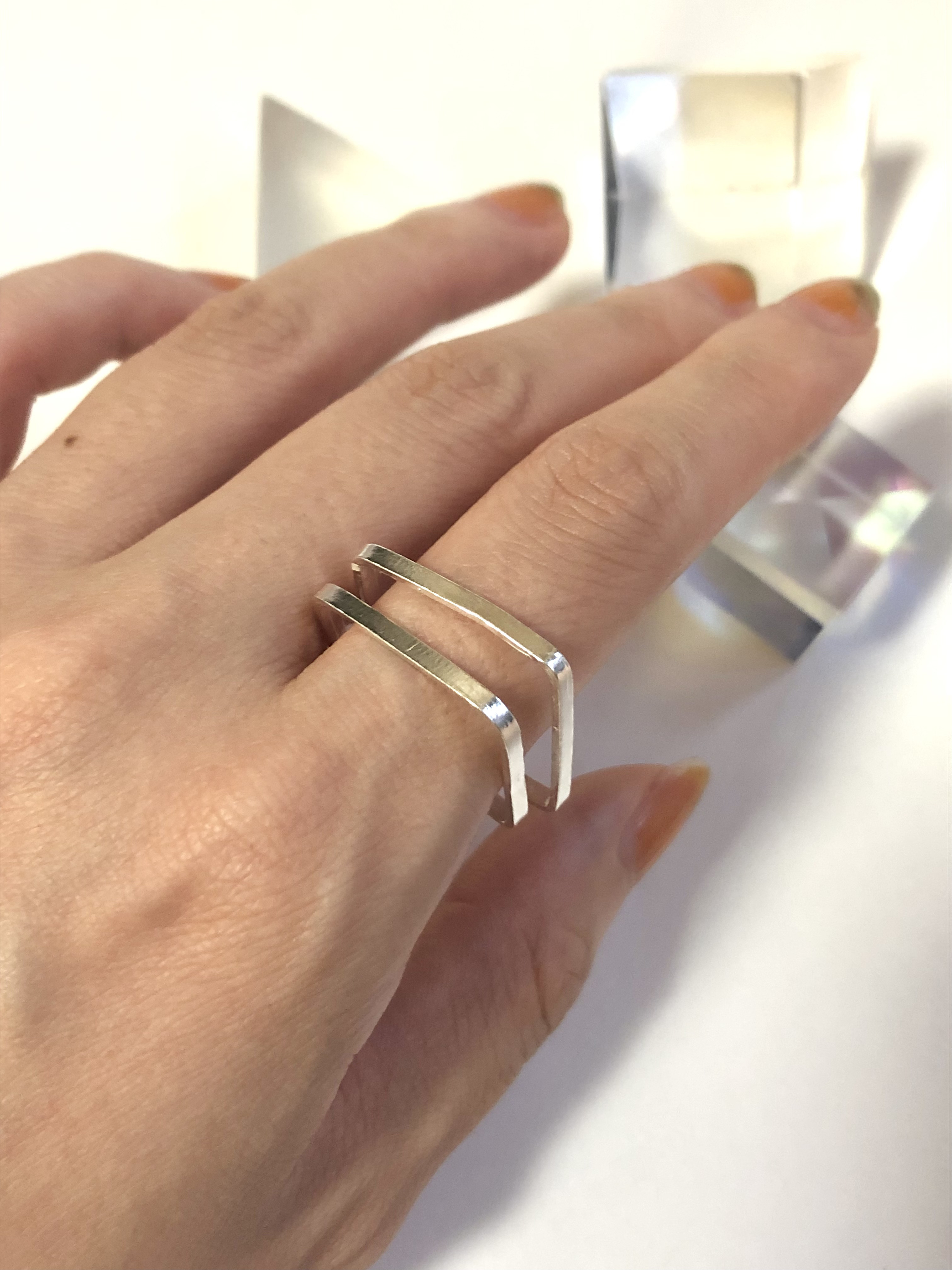 プリズムリング＊No3＊SV925＊ユニセックス