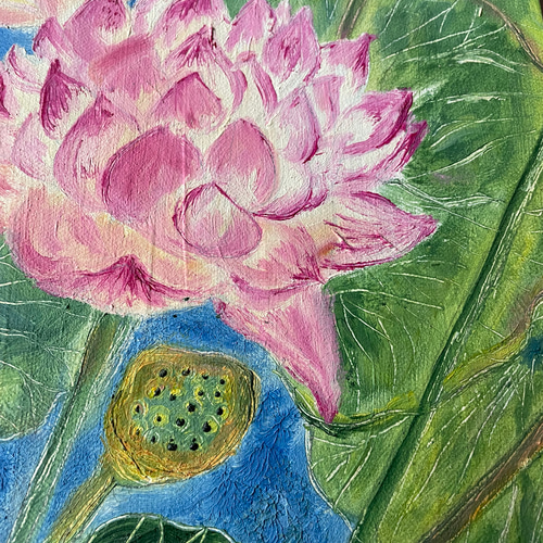 東風終（岩峰啓一）作品『蓮の花／Lotus flower』 東風終（岩峰啓一）作品『蓮の花／Lotus flower』 - メルカリ