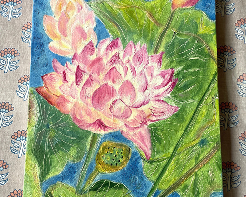 東風終（岩峰啓一）作品『蓮の花／Lotus flower』 【公式通販】