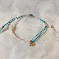 組み合わせ自由　　〜shell  anklet〜 4枚目の画像