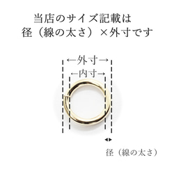 【丸カン】0.7×3.5mm-3g《MP-104》（金色） 2枚目の画像