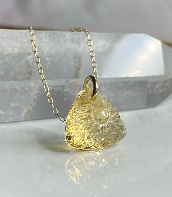 シトリン K18ペンダントトップ K18イエローゴールド シトリン ペンダントトップ | 高品質 金