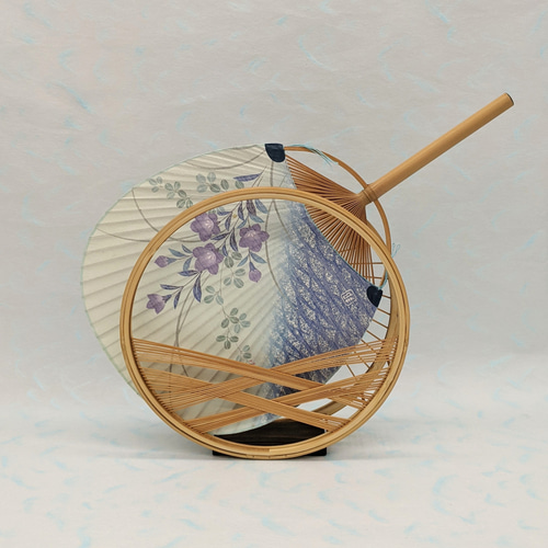 駿河竹細工 竹製品 うちわ立て うちわ置き 夏のインテリア 涼しげ 癒し  