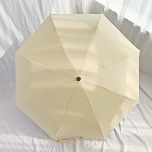 晴雨兼用 日差し対策 日傘 雨傘 紫外線対策 無地 自動スイッチ 折り畳み傘 折りたたみ傘 紫外線カット UVカット 2枚目の画像
