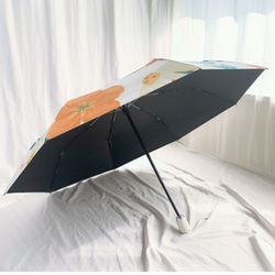 自動スイッチ 晴雨兼用 日差し対策 日傘 雨傘 紫外線対策 花柄 カラー 折り畳み傘 紫外線カット UVカット 3枚目の画像