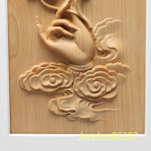 新作 蓮華の手 装飾壁画 彫刻 精密細工 彫刻工芸品 彫刻 minn