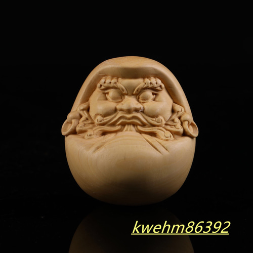 達磨の置物 仏教美術品 彫刻 木工細工 極上品 彫刻 minn 通販 14170823