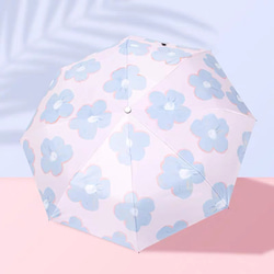 晴雨兼用 日差し対策 自動スイッチ 日傘 雨傘 紫外線対策 花柄 カラー 折り畳み傘 紫外線カット UVカット 2枚目の画像