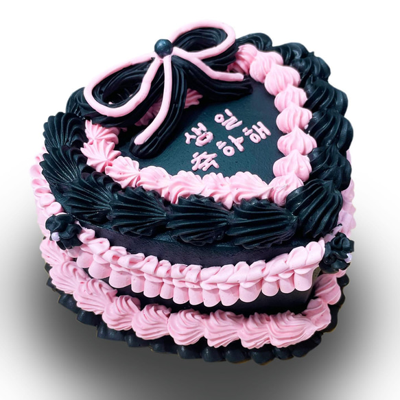 センイルケーキ 4号・5号【オーダーメイド】推しケーキ 韓国スイーツ 誕生日ケーキ 7枚目の画像