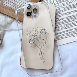 YN-16su,【bouquet summer】,スマホケース　クリアケースiPhone14 iPhone13, 15枚目の画像