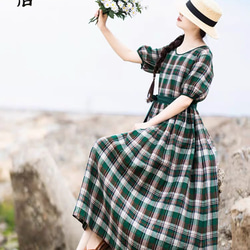 美品☆LEONARD☆麻リネン100% ホワイト×ブラック花柄ジャケット 11号