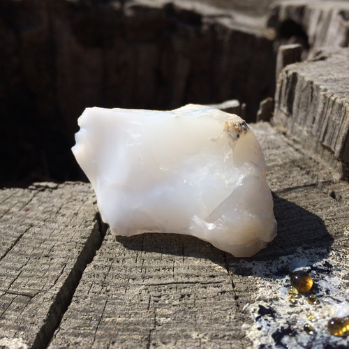 蛍光 ホワイトコモンオパール 原石 天然石 stonetatsuya 通販 14171278