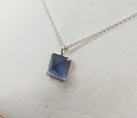 ブルーフローライト＊925 pendant 9枚目の画像