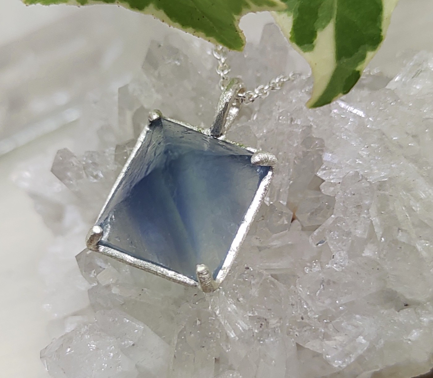 ブルーフローライト＊925 pendant