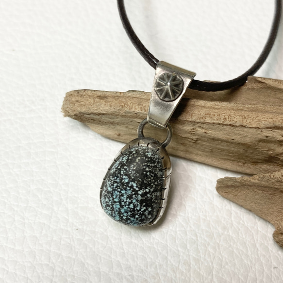 フーベイ ターコイズ トルコ石 シルバーネックレス ペンダント